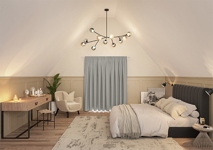 Atina (Blackout), Mottled Grey - Made to Measure Curtains - Image 16